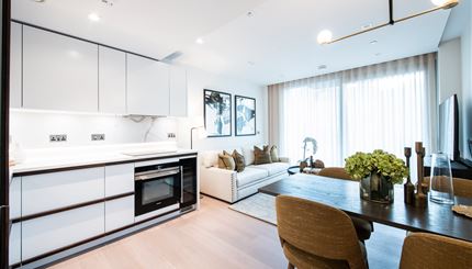 Open plan kitchen