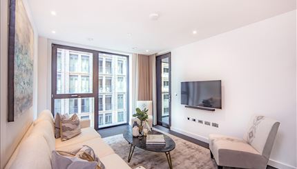Living Area (curtains open)