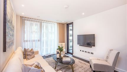 Living Area (curtains closed)